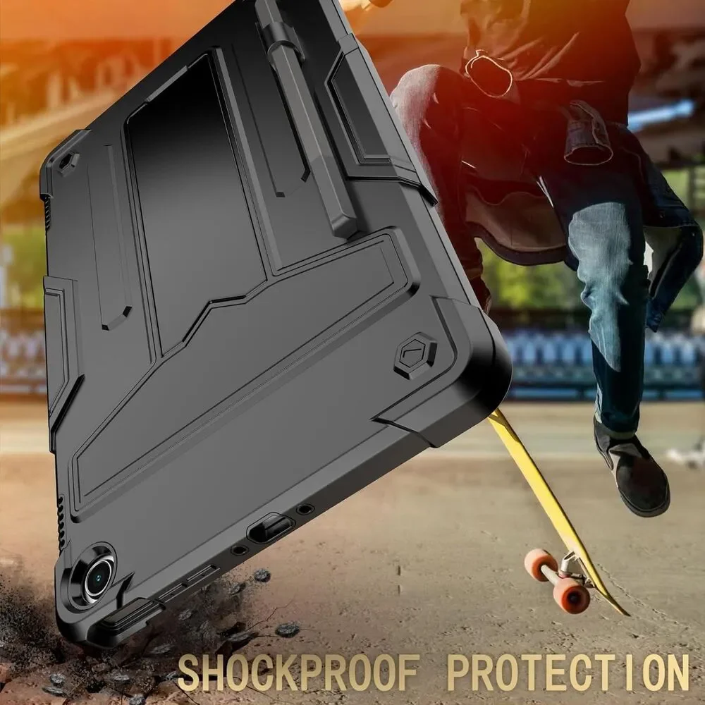 Rugged Case for Amazon Fire Max 11 (2023) Hybrid Kickstand with Screen Protector